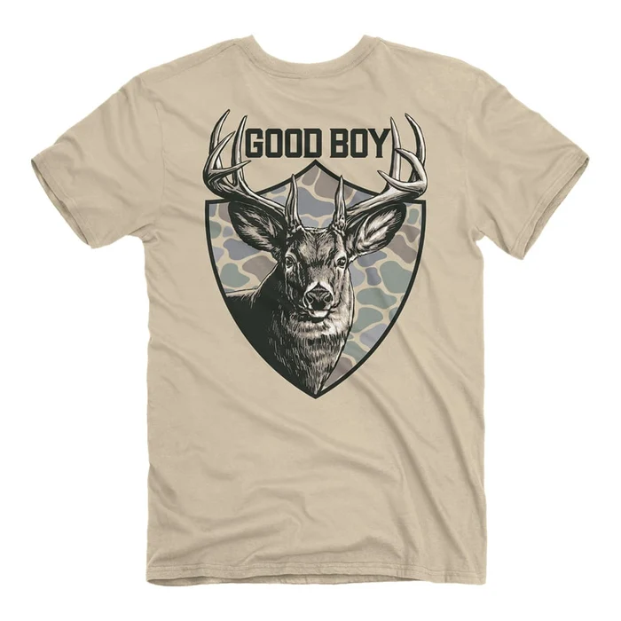 SAND GB CAMO WHITETAIL TEE