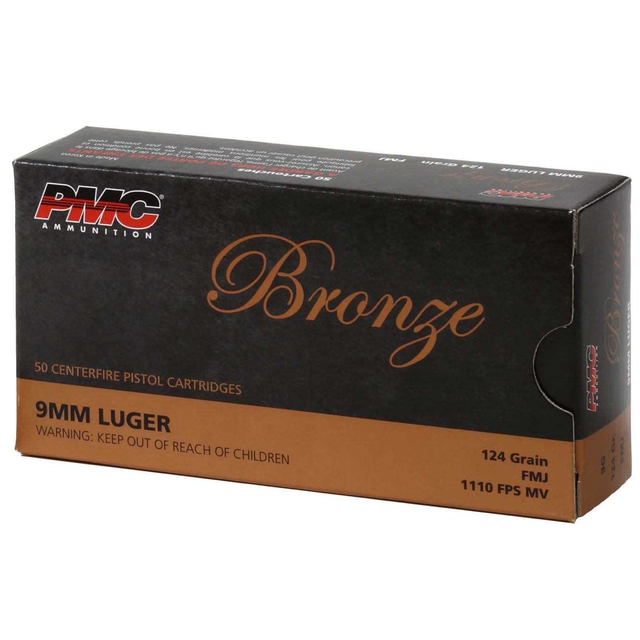 PMC 9MM LUGER 124GR FMJ 50RNDS