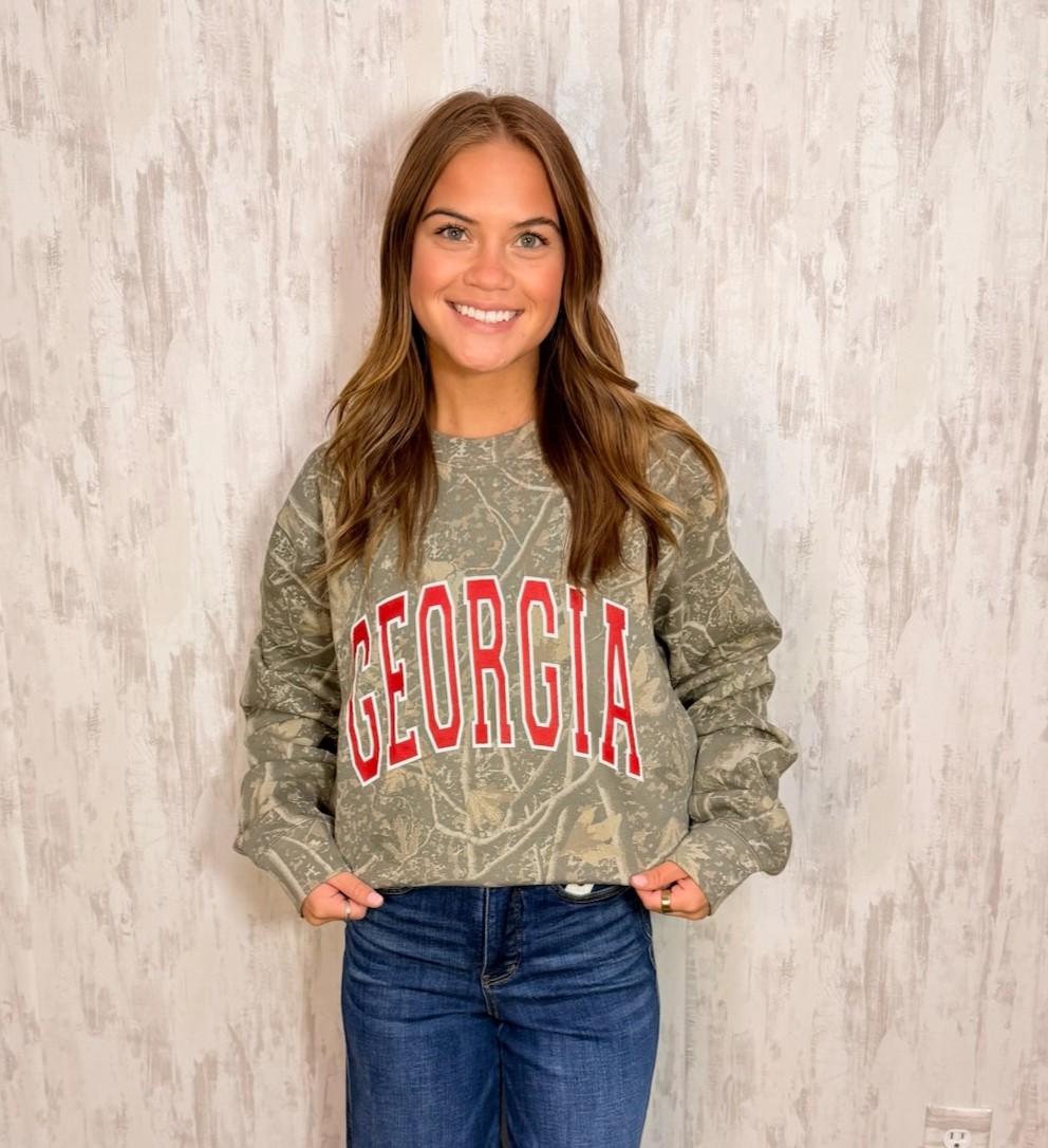 CAMO GEORGIA SWEATSHIRT