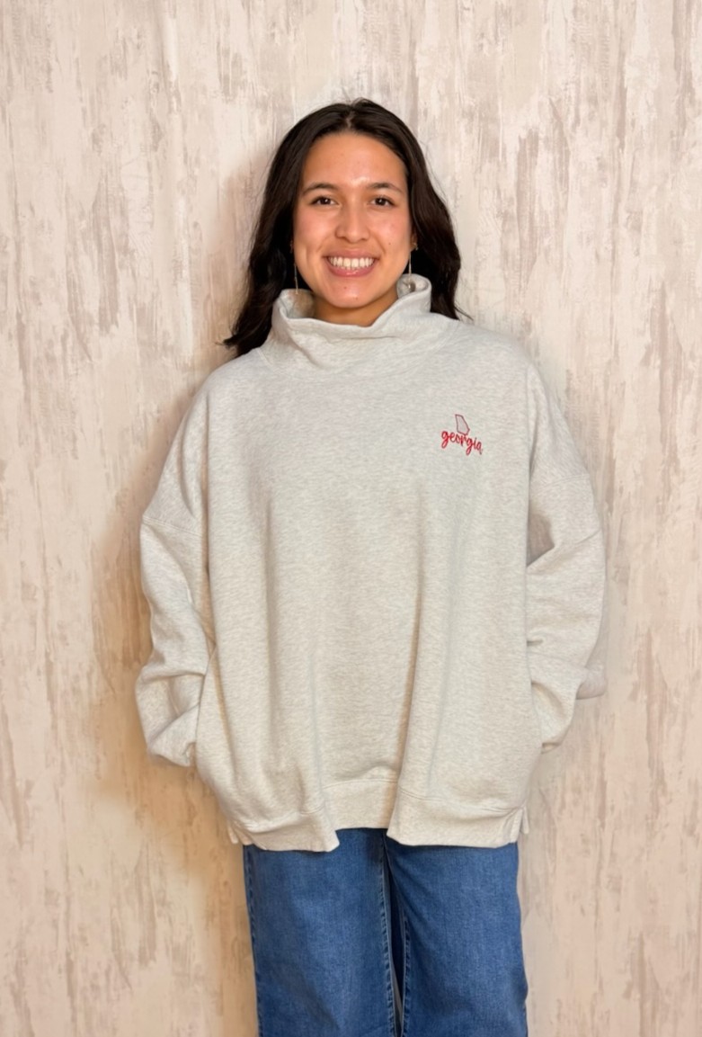 MOCKNECK GA SWEATER O/S