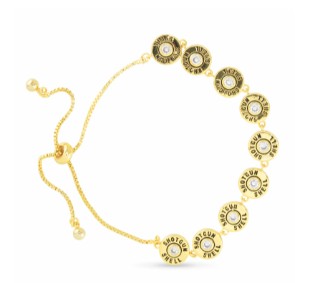 GOLD SHOT GUN SHELL BRACELET