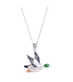 MALLARD NECKLACE SILVER