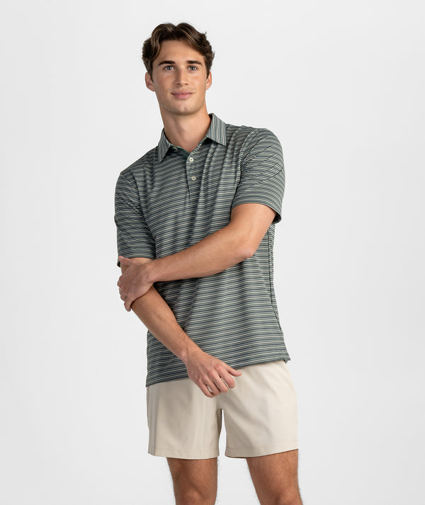RIVERBEND STRIPE POLO