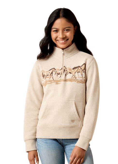 RUNNING WILD 1/4 SWEATSHIRT