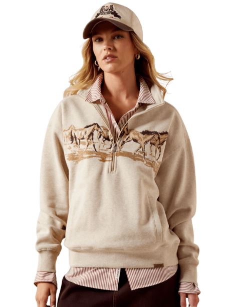 RUNNING WILD 1/4 SWEATSHIRT