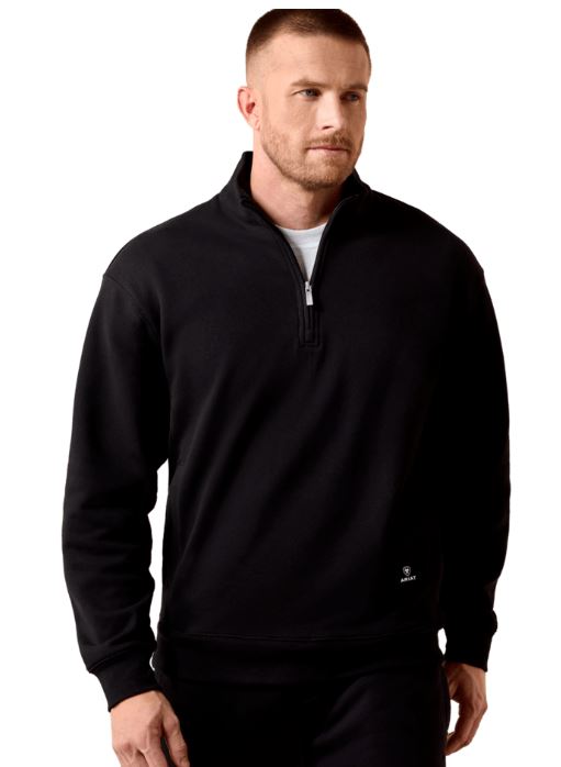 BLACK CORE 1/4 SWEATSHIRT