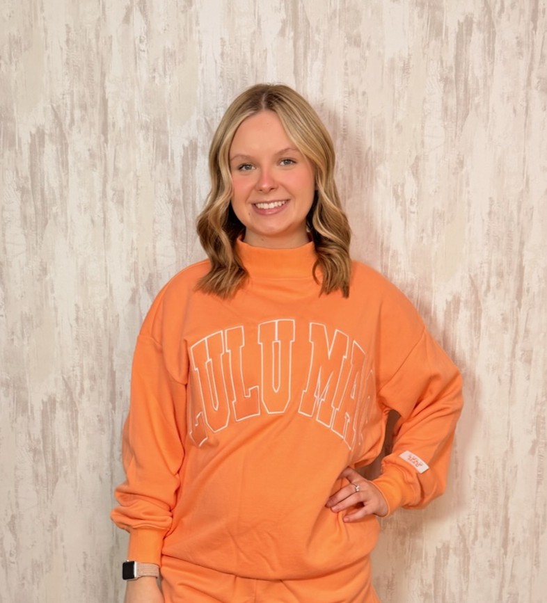 TERRY CLOTH MOCKNECK