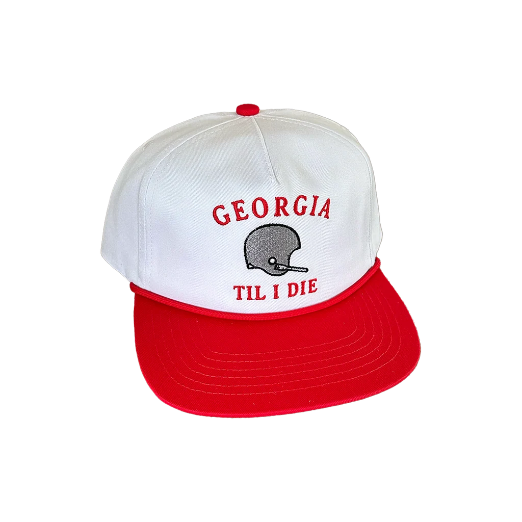 RED & WHITE GA TIL I DIE HAT
