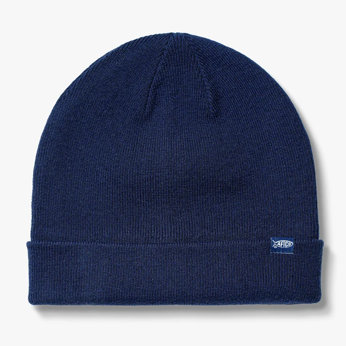 NAVY BREAKWATER BEANIE