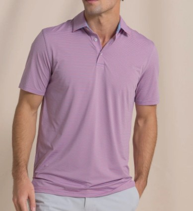 CORAL COASTAL STRIPE POLO