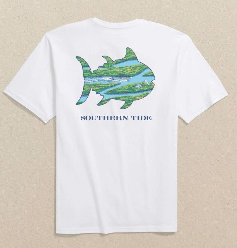 WHITE SS SJ MARSH TEE