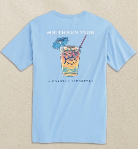 OCEAN SJ SUNSET COCKTAIL TEE