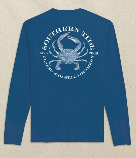BLUE LS BLUE CRAB TEE