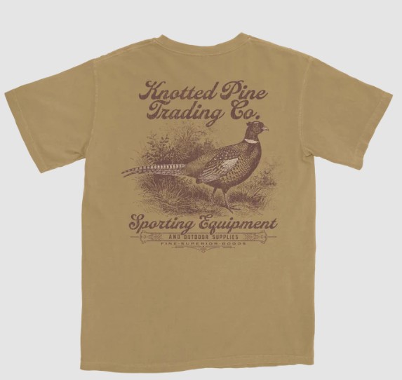 MUSTARD PHEASANT LABEL TEE