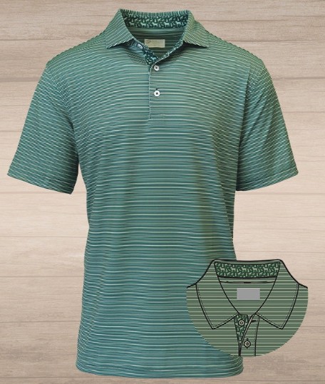FOREST&SAGE GLYNN STRIPE POLO