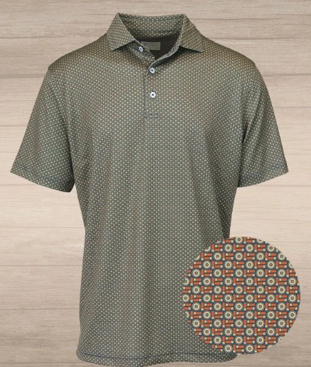 SHELL & BRASS GEO POLO