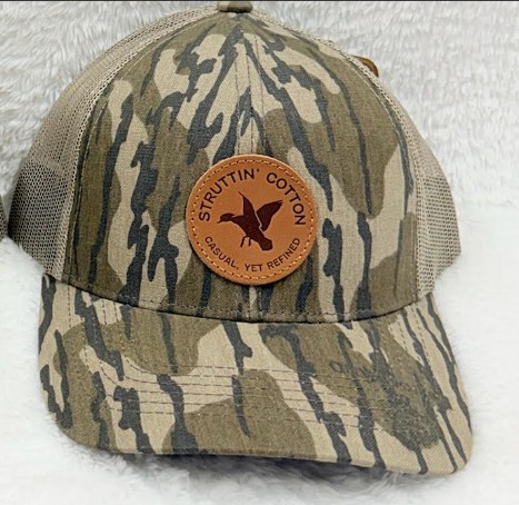 LEATHER WOODIE BOTTOMLAND HAT
