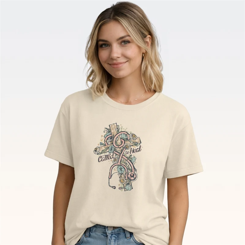NATURAL CALLED TO HEAL TEE