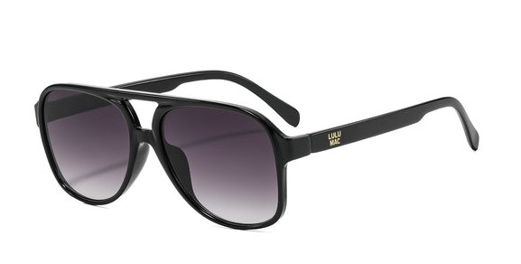 PAIGE BLACK W GRADIENT LENS