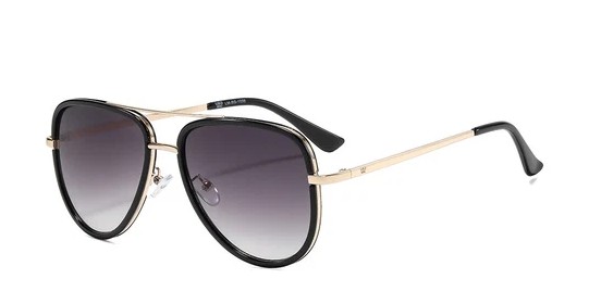 LILLY BLACK W GRADIENT LENS