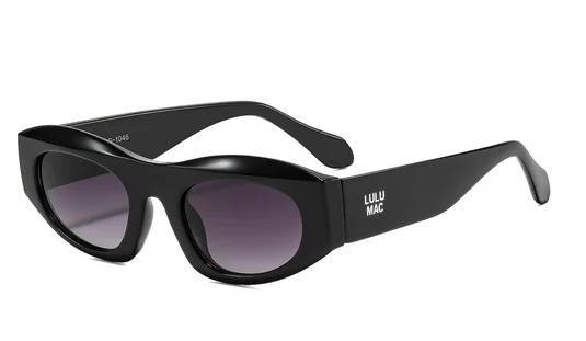 CAROLINE BLACK W GRADIENT LENS