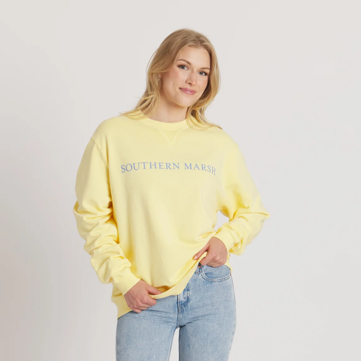 YELLOW SEAWASH SWEATSHIRT
