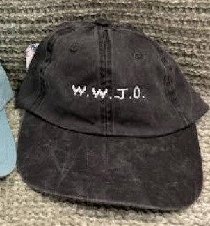 WWJD BLACK HAT