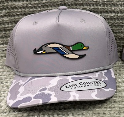 MALLARD FLYING PATCH GRY/CAMO HA