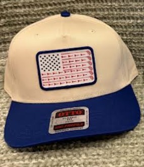 GOLF USA FLAG PATCH NTRL/RYL HAT
