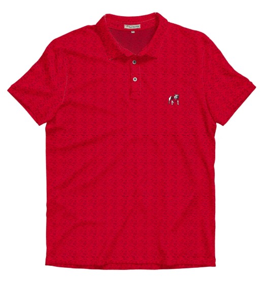 RED&BLACK CLSSC CITY UGA POLO