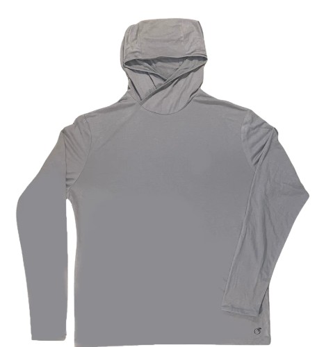 GRAY UGA DAWG PERF HOODIE