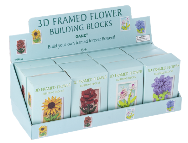 3D FLOWER BUILDING BLOCKS