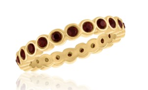 BURGUNDY INFINITY LAYER RING