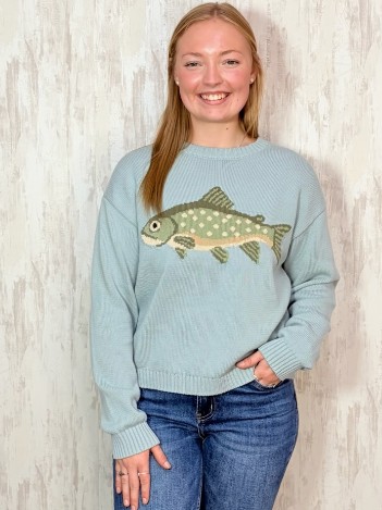 SAGE FISH SWEATER