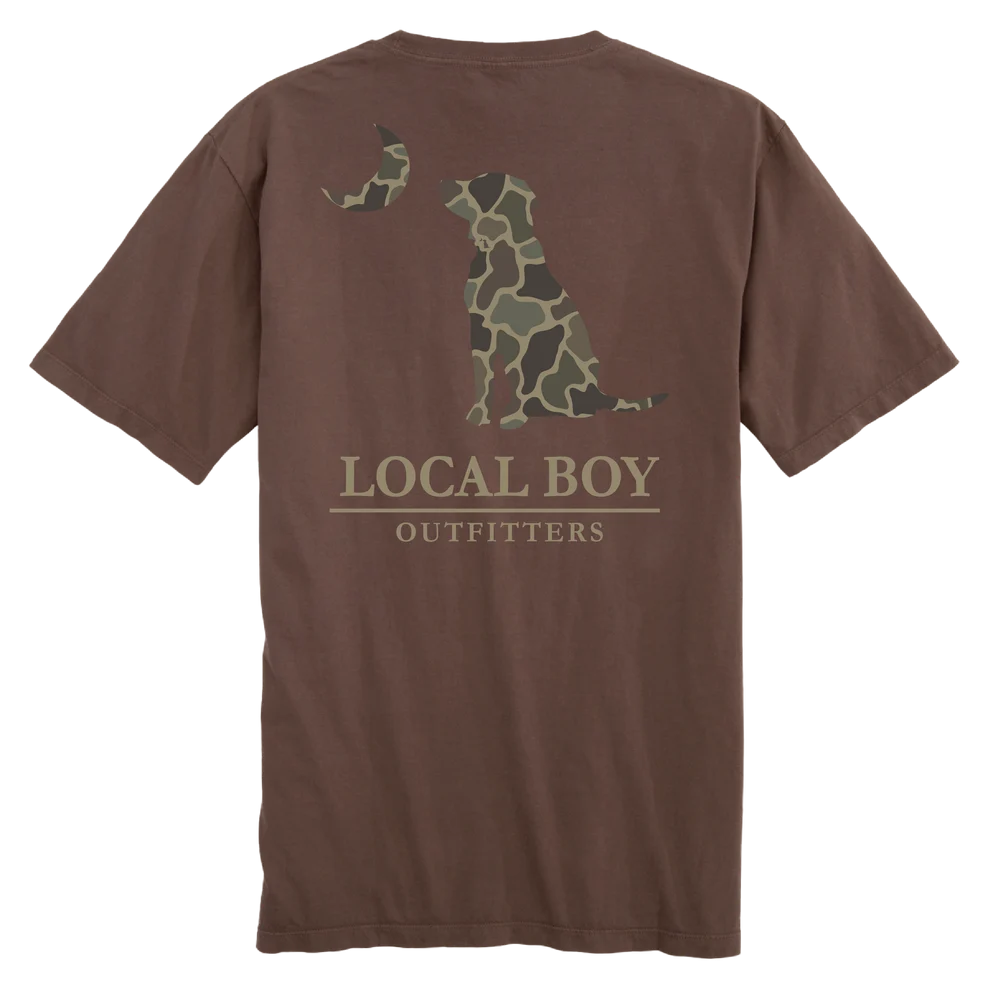BRUSH CAMO DOG&MOON TEE