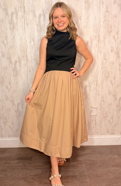 MOCK NECK DRESS
