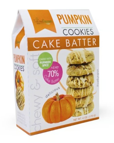 PUMPKIN CAKE BATTER COOKIES