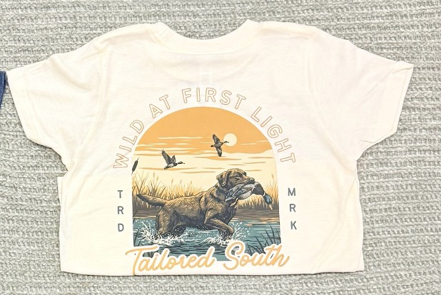 YT WILD AT FIRST NATURAL TEE