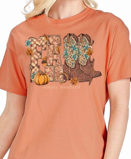 SS FALLBOOTS CARAMEL TEE