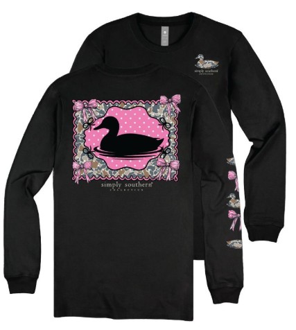 LS DUCK BLACK TEE