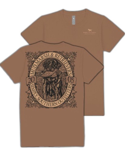 SS DOG EMBLEM CHESTNUT TEE
