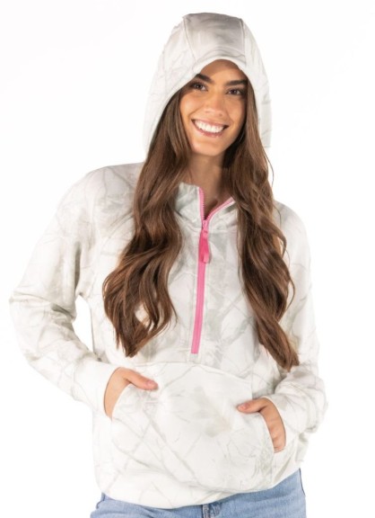 ALARA WHITE CAMO HOODIE