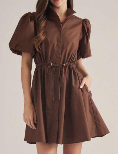 CINCH WAIST DRESS