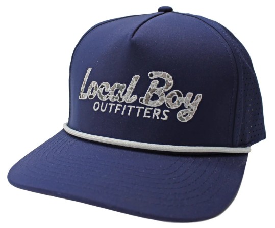 DRK NAVY LOCALFLAGE SCRIPT HAT