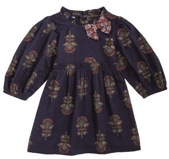 NAVY FLORAL DRESS