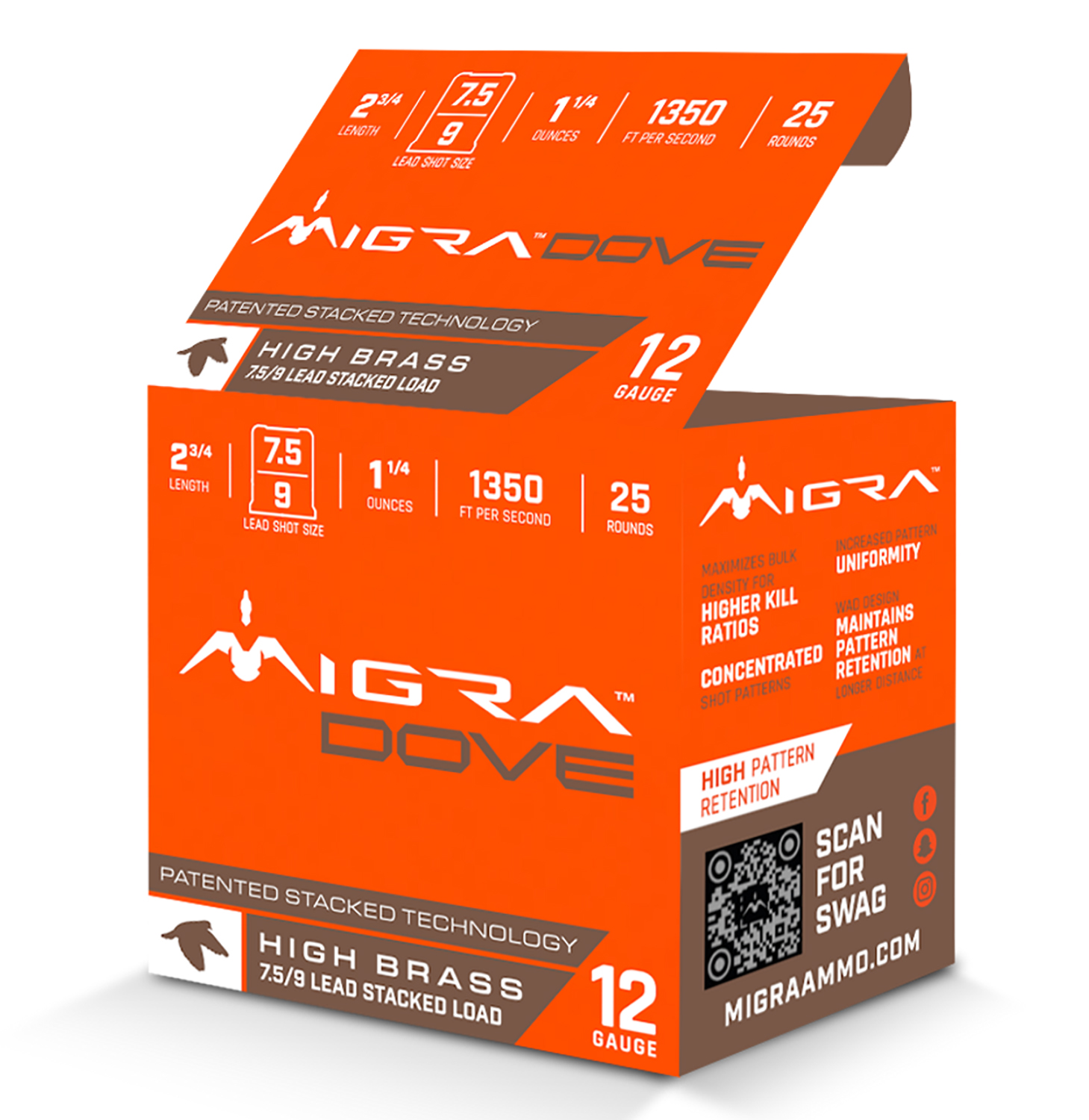 MIGRA ULTIMATE DOVE 12GA 2-3/4"
