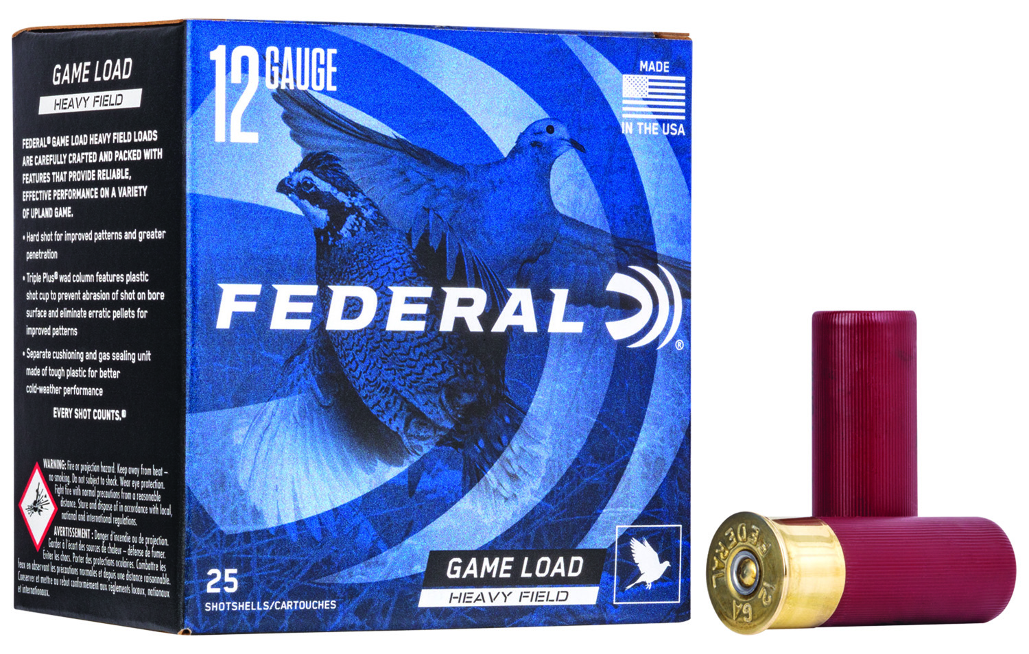 FEDERAL 12GA 2-3/4 NO.7-1/2