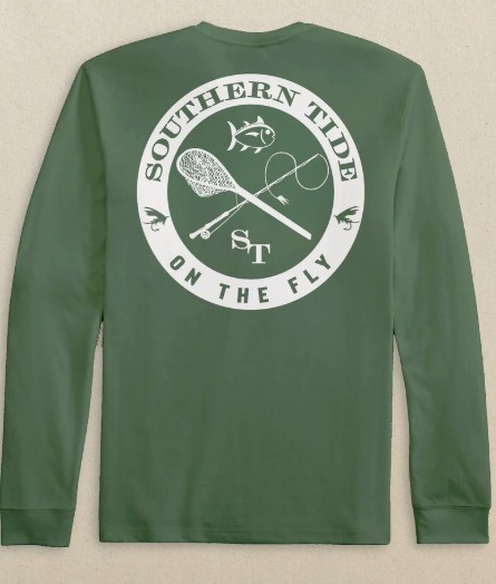 GREEN FISHING BADGE TEE
