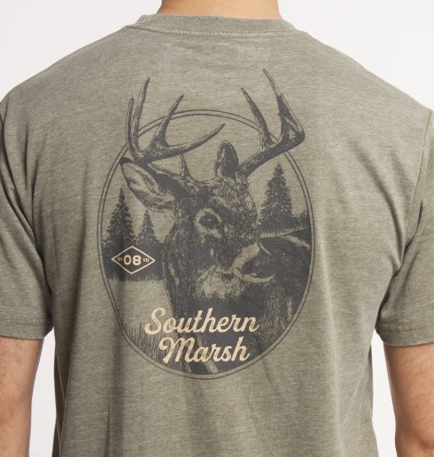 OLIVE WHITETAIL TEE