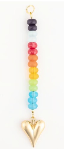 RADIANT HEART BAG CHARM